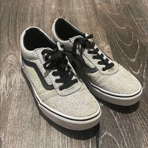 Vans Gray Canvas Sneakers